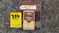 Babe Ruth Card