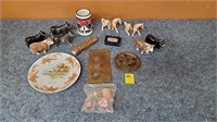 Figurines, Bancroft Advertising, Misc. Antiques
