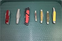 Lot of 7 Pocket Knives