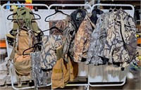 (M) Various Camoflage hunting gear, Pants, coats,