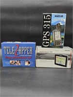 3- Vintage Electronics: 2-  GPS & 1- TeleZapper