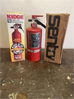 (2) Fire Extinguishers: Sentry and Kidde