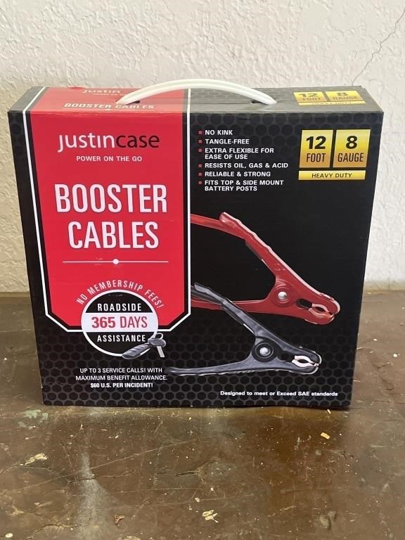 Auto Jumper Cables, Unused in Factory Box