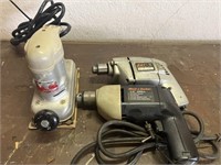 Black and Decker Sander, 3/8 inch Drill, Skil 1/4