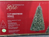 Sears 7.5ft Brentwood Spruce PreLit Christmas Tree