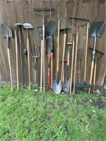 Landscaping and Gardening Tools, as pictured