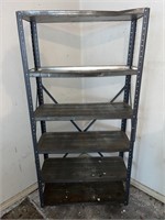 Metal Storage Shelf Unit is 30x12x59