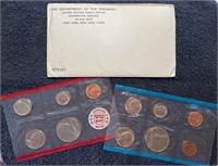 LOT, (11) 1972 UNCIRCULATED COINS