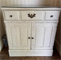 Accent Chest with Crackle Finish