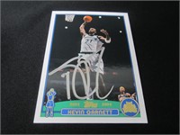Kevin Garnett signed basketball card COA