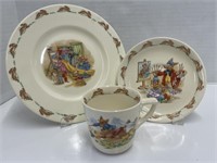 Royal Doulton Bunnykins - Plate, Signed Cup &
