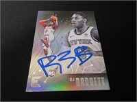 RJ Barrett signed basketball card COA