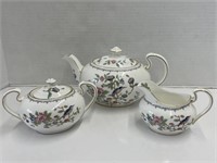 Aynsley "Pembroke “ Teapot with Creamer and