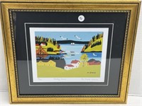 Framed Maude Lewis Decorative Art - Sandy Cove