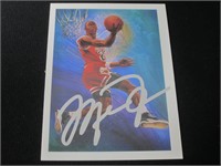 Michael Jordan signed basketball card COA