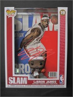 LeBron James signed Funko Pop COA