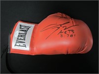 Angel Manfredy signed boxing glove JSA COA