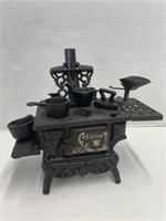 Salesman Sample Cast Iron Cookstove with some