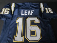 Ryan Leaf signed football jersey JSA COA