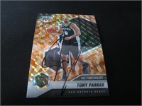 Tony Parker signed basketball card COA
