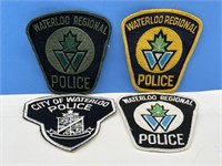 3 Waterloo Regional Police Uniform Dress Patches