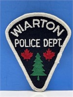 Wiarton Police Department Uniform Dress Patch