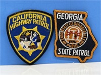 2 USA State Police Crests / Dress Uniform Patches