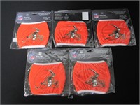 (5) Cleveland Browns Face Cover Lot