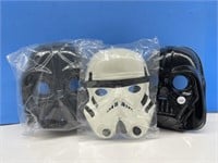 Vintage Star Wars Masks (3) Stormtrooper & Darth