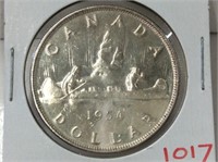 1954 Canadian Silver Dollar
