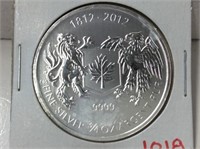 2012 Canadian Silver Dollar