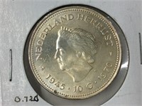 Netherlands $10 1970  0.720..25gm
