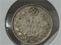 Canada 1907 5 Cent ,vg