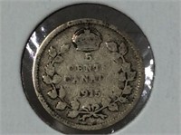 Canada 5 Cent 1915 G