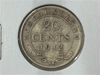 Nfld 20 Cent 1912