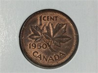 1 Cent Canada 1950 Ms-64 70%