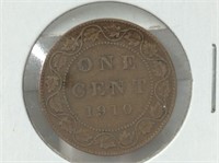 1910 1 Cent Can