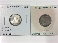 1968 10 Cents Nickel/silver