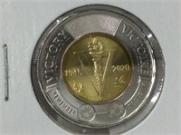 $2 Twoonie 2020 75th Anniversary Wwii Ms-66