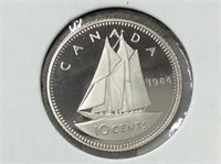 10 Cent 1984 Proof Frosted