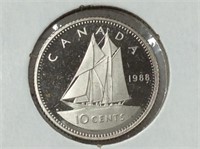 10 Cent 1988  Proof Frosted