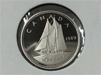 10 Cent 1989 Proof Frosted