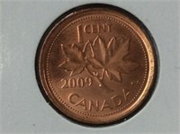 2009 1 Cent Zinc Non-mag