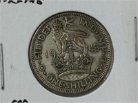 1 Shilling G.b. 1945,  .500 , 5.66gr