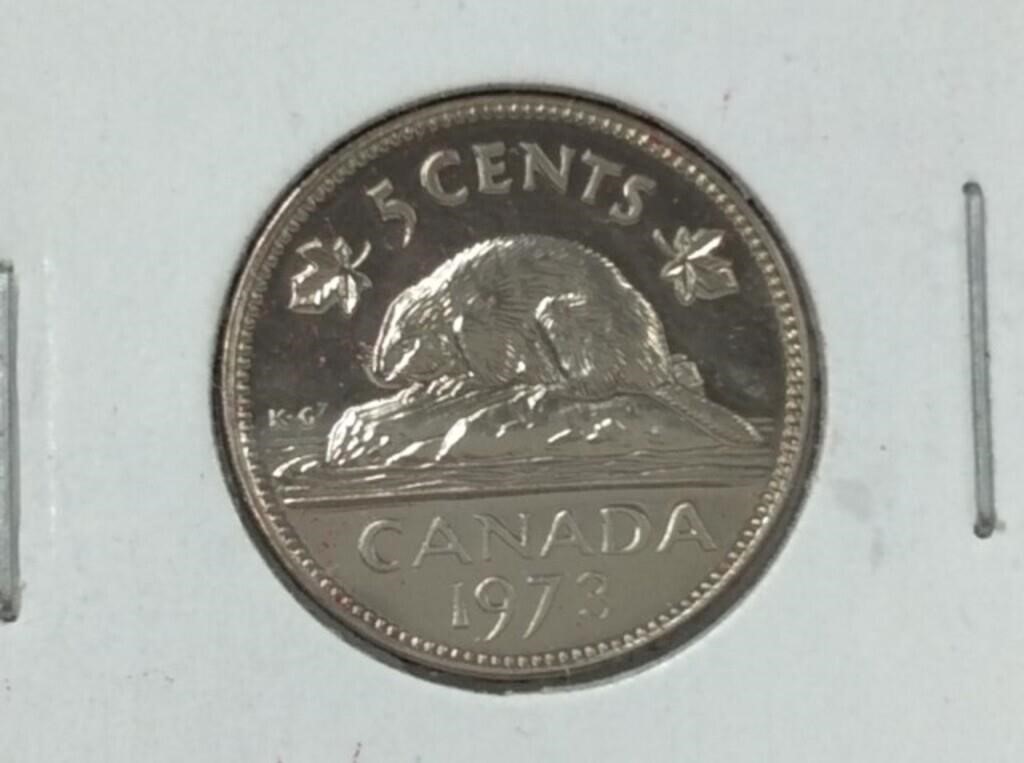 1973 5 Cent Proof