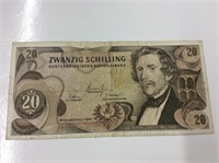 20 Shillings 1967 Austria