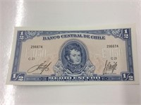 Chili 1962-75 1/2 Escudo