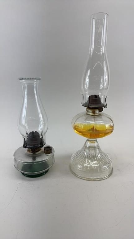 Pair of Oil Lamps