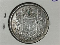 Canada -  1943 – 50-cents - Silver