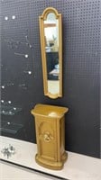 Mirror and Side Table